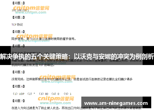 解决争执的五个关键策略：以沃克与安妮的冲突为例剖析